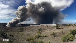 USGS Status Update of Kīlauea Volcano  May 16 2018 [upl. by Husain]