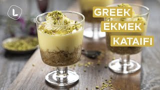 Greek Ekmek Kataifi  Food Channel L Recipes [upl. by Nylyoj]