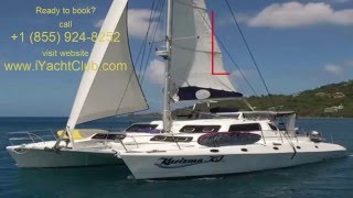 Best BVI Crewed Yacht Charters  Catamaran Karizma Tour [upl. by Onihc272]