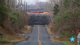 A massive lava river flows from Fissure 8 to Kapoho Bay [upl. by Hillari498]