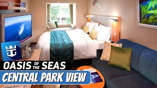 Oasis of the Seas  Central Park View Stateroom Tour amp Review 4K  Royal Caribbean Cruise [upl. by Anahsor]