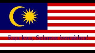 Malaysian National Anthem  Negaraku  Lyrics  translations in subtitles [upl. by Sutsuj]