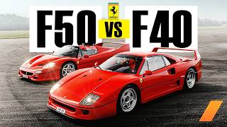 Ferrari F40 vs Ferrari F50 THRASHED Like Youve Never Seen Before [upl. by Einafats]