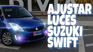 Ajustar luces Suzuki Swift adecuadamente [upl. by Bicknell]