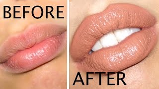 How to Make Your Lips Look BIGGER in 5 Minutes [upl. by Smada348]