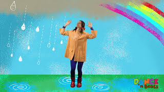 Preschool Learn to Dance Drip Drop Rain [upl. by Nebe594]