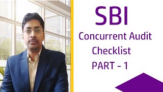 SBI Concurrent Audit Checklist  Part 1 [upl. by Gusella934]