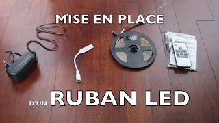 💡 COMMENT INSTALLER UN RUBAN LED [upl. by Felipa839]