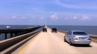 The Worlds Longest Overwater Bridge the Lake Pontchartrain Causeway [upl. by Sharline]