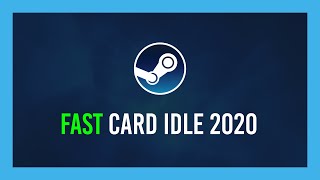 Fastest way to idle for Steam Cards  Full Guide Steam Idle Master Extended [upl. by Delmore855]