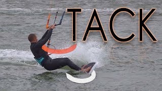 Tack Tutorial Strapless amp Directional Kitesurf Series [upl. by Ainivad]