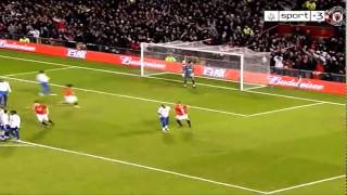 Cristiano Ronaldo Free Kick Vs Portsmouth Sky Sports Commentary 2008 HD [upl. by Ailedroc]