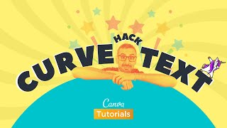 How to CURVE TEXT in Canva [upl. by Estes]