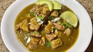 HOW TO MAKE CHILI VERDE PORK [upl. by Ahsienat]