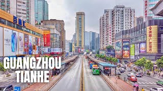 Guangzhou Tianhe District China Walking Tour 2019  广州天河区中國徒步旅行 2019 [upl. by Aikemat]