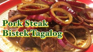 PORK STEAK  BISTEK TAGALOG RECIPE  HOW TO COOK BISTEK TAGALOG  Pepperhona’s Kitchen [upl. by Llehcor]