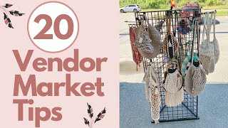 Top 20 Vendor Market Event Tips Plus Free Checklist [upl. by Llennod421]