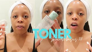 HOW TO USE TONER ON FACE  SKINCARE BASICS 101 [upl. by Hearsh732]