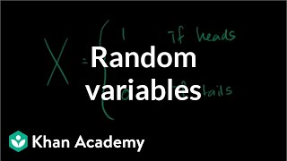 Random variables  Probability and Statistics  Khan Academy [upl. by Selig450]