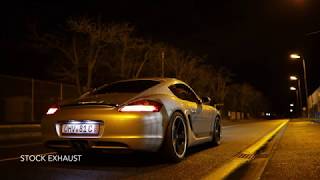 Porsche Cayman S 987 Top Speed Exhaust [upl. by Asilahs]