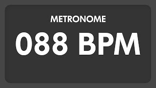 88 BPM  Metronome [upl. by Astiram806]