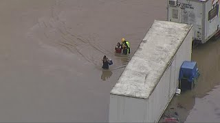 Dallas Fort Worth flooding North Texas area sees record rainfall [upl. by Gualterio46]