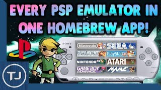 Every PSP Emulator In One Homebrew App [upl. by Akimal]