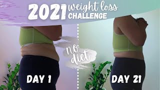 CHLOE TING 2021 Weight Loss Challenge  plussize amp postpartum  NO DIET amp realistic results [upl. by Klina]