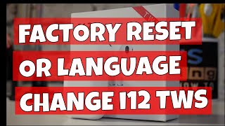 i12 TWS Full Factory Reset And Language Change Chinese To English [upl. by Ylatfen200]