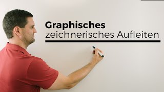 Graphisches zeichnerisches Aufleiten Graph der Stammfunktion  Mathe by Daniel Jung [upl. by Ocirrej]