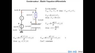 Charge condensateur équation différentielle [upl. by Brittain711]