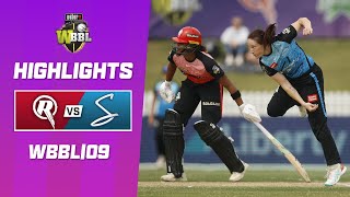 Melbourne Renegades v Adelaide Strikers  WBBL09 [upl. by Drolet431]