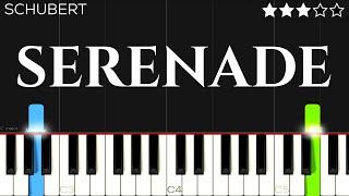 Schubert  Serenade  Piano Tutorial [upl. by Sarad]