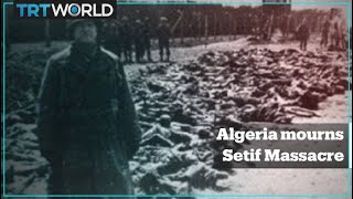 Algerias first National Remembrance Day for the Setif Massacre [upl. by Tsenrae]