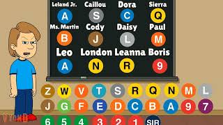 Behavior Chart Day II NYC Subway Cards Caillou gets Z Again [upl. by Jarita]