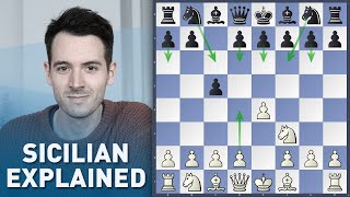 The Sicilian Defense  Chess Opening Tutorial [upl. by Nylrem]