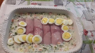 Involtini di prosciutto con insalata russa [upl. by Lisabeth775]