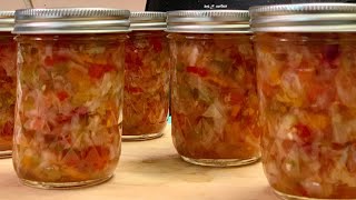 How To Make Old Fashioned Chow Chow Relish MY WAY  Refrigerated Style [upl. by Nalyac649]