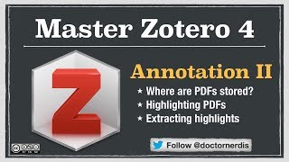 Zotero Tutorial Working with PDFs [upl. by Yengac]