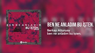 Berkay Altunyay  ben ne anladım bu işten Audio [upl. by Meehyr]