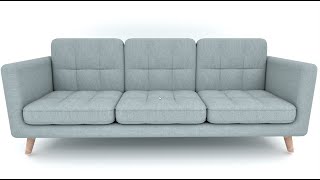 How to create Living room sofa using SketchUp [upl. by Nalepka]