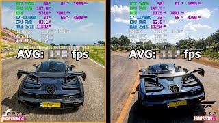 Forza Horizon 5 vs Forza Horizon 4  Requirements Comparison  Testing FPS [upl. by Matusow]