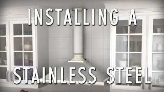 How to Install a Stainless Wall Range Hood  ZLINE Range Hood Installation [upl. by Eirallam]