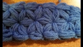 The crochet star stitch  crochet tutorial [upl. by Fee]