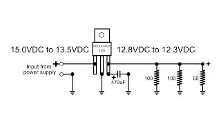 12 VDC Voltage Regulator how does it function in circuit [upl. by Jamille495]