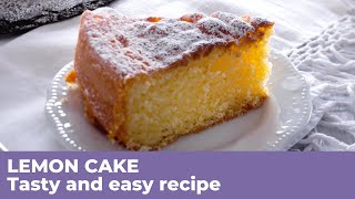 How to prepare MOIST LEMON CAKE  Traditional Italian Recipe [upl. by Venus]