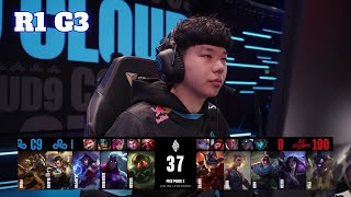 100 vs C9  Game 3  Round 1 S14 LCS Spring 2024 Playoffs  100 Thieves vs Cloud 9 G3 full [upl. by Aziar112]