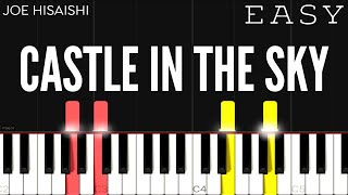 Joe Hisaishi  Laputa  Castle In The Sky Theme  EASY Piano Tutorial [upl. by Nilecoj557]