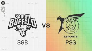 SGB vs PSG  2022 MSI Rumble Stage Day 4  Saigon Buffalo Esports vs PSG Talon [upl. by Jean-Claude]