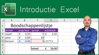 Introductie Excel Nederlands [upl. by Fortunato]